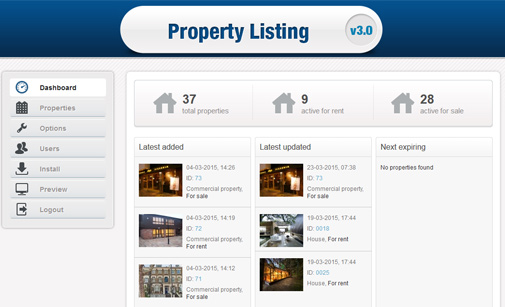 Property Listing Script